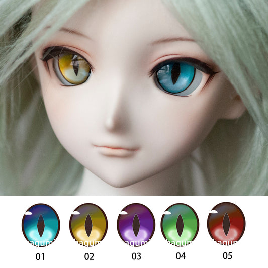 Cat Eyes for Dolls Metallic Effect 5 Colors