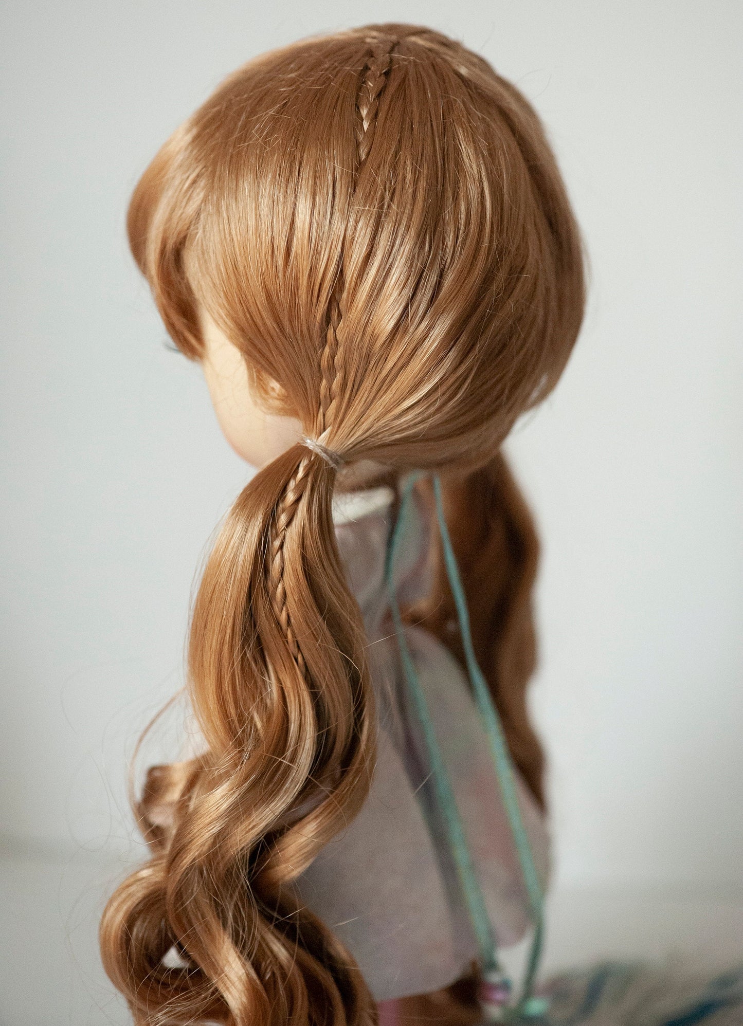 10-11" Doll Wig for Blythe Cute Double Ponytails 2 Colors