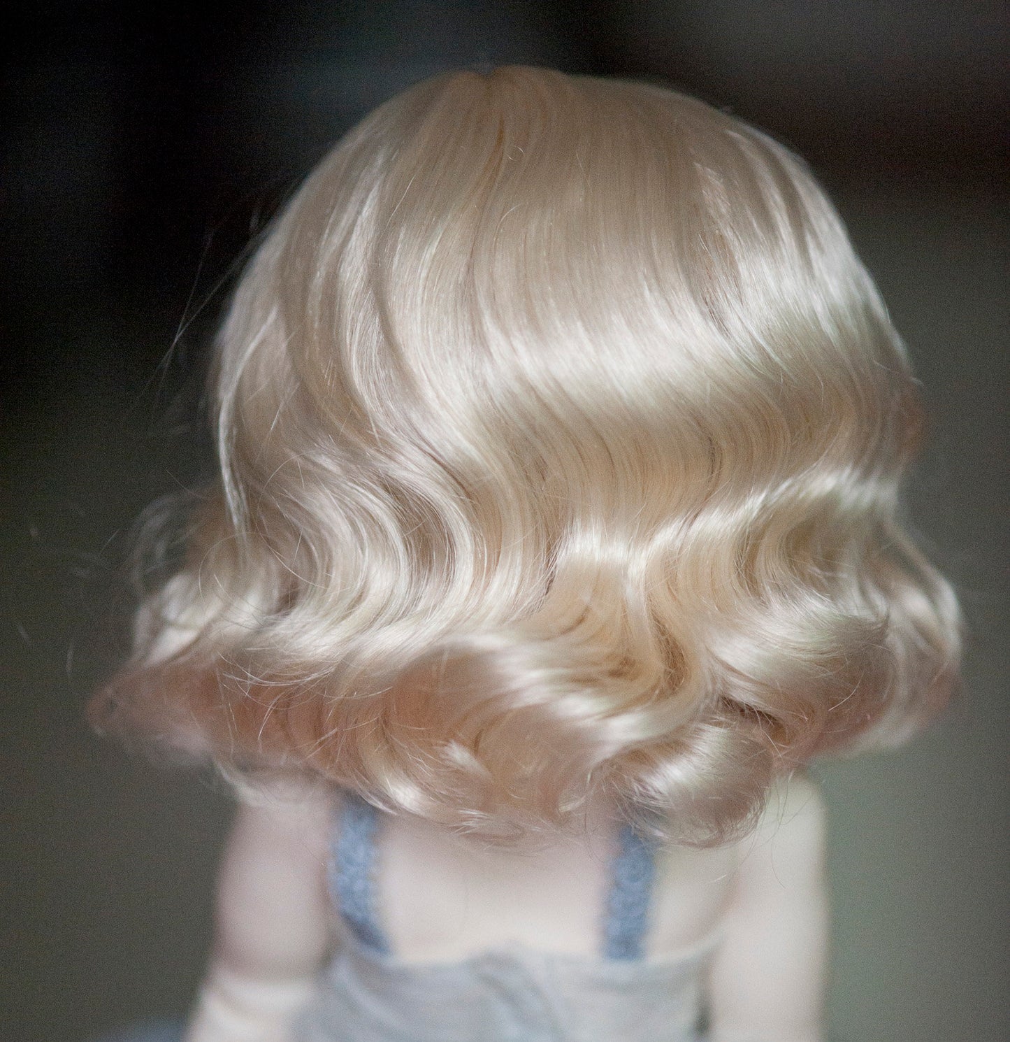 9-10“ Doll Wig 50s Fashion Monroe Style Retro Waves 3 Colors