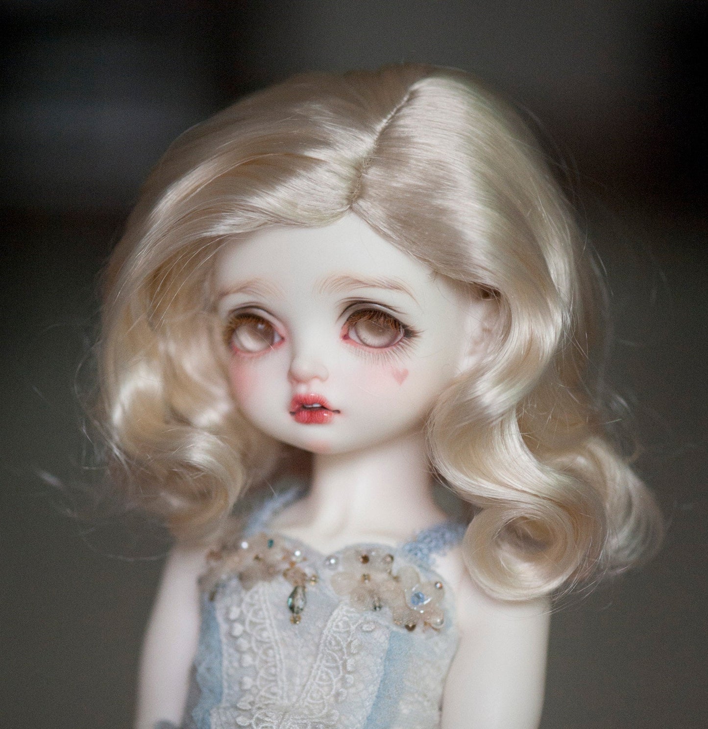 9-10“ Doll Wig 50s Fashion Monroe Style Retro Waves 3 Colors