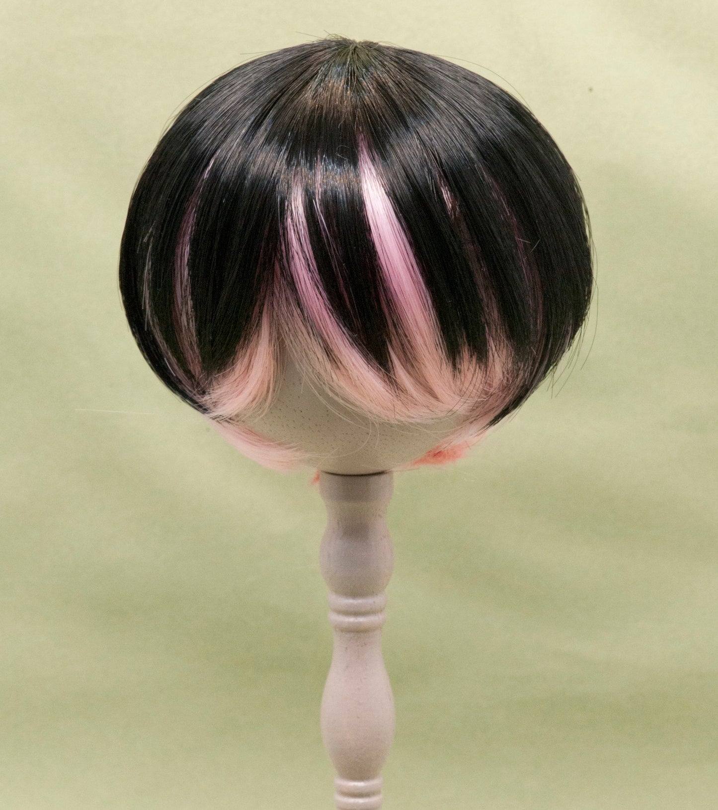 Heat Resistant Fiber BJD Doll Wig Short Spike Mixed Color