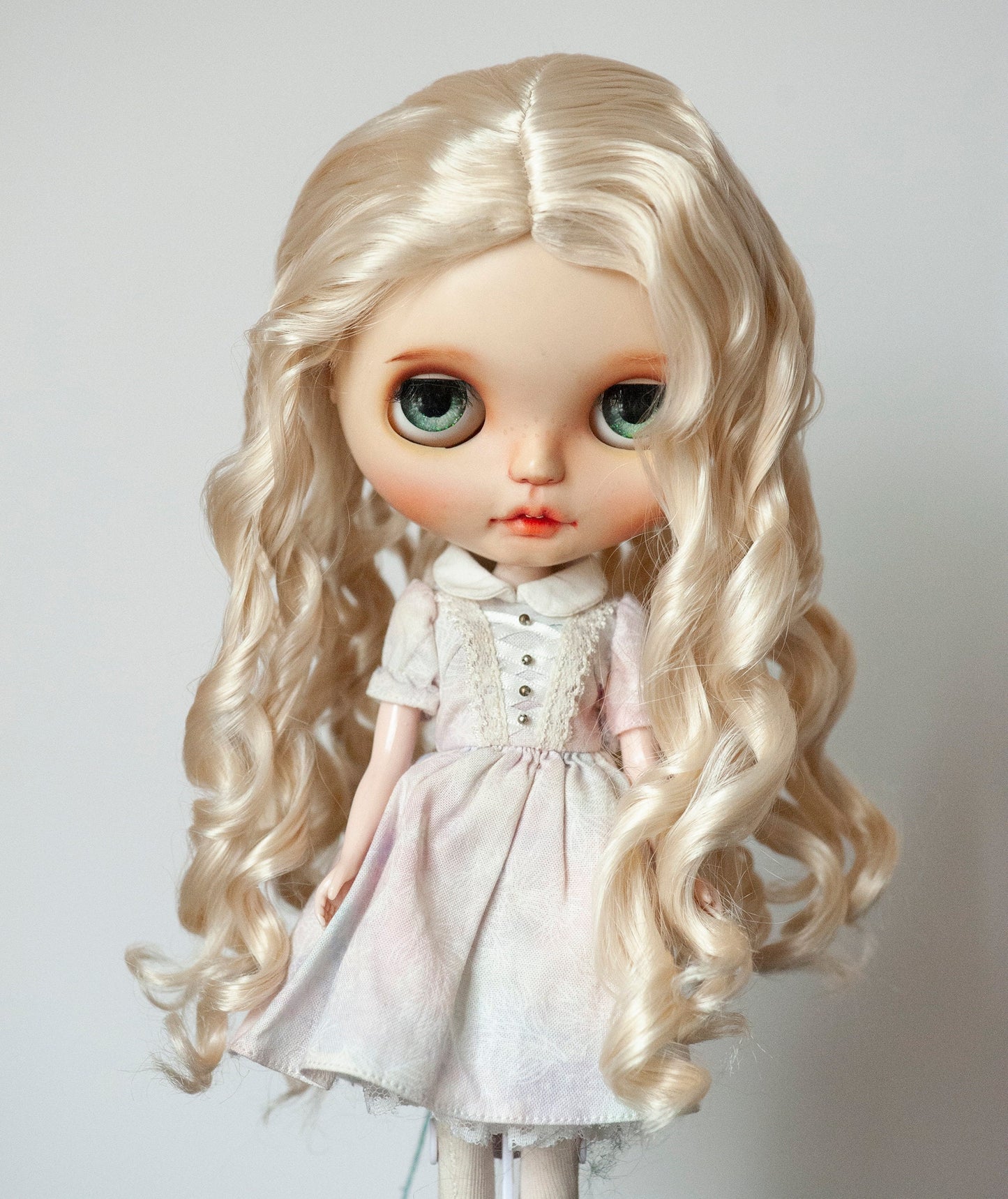 10-11" Blythe Wig Long Tight Tousled Curls